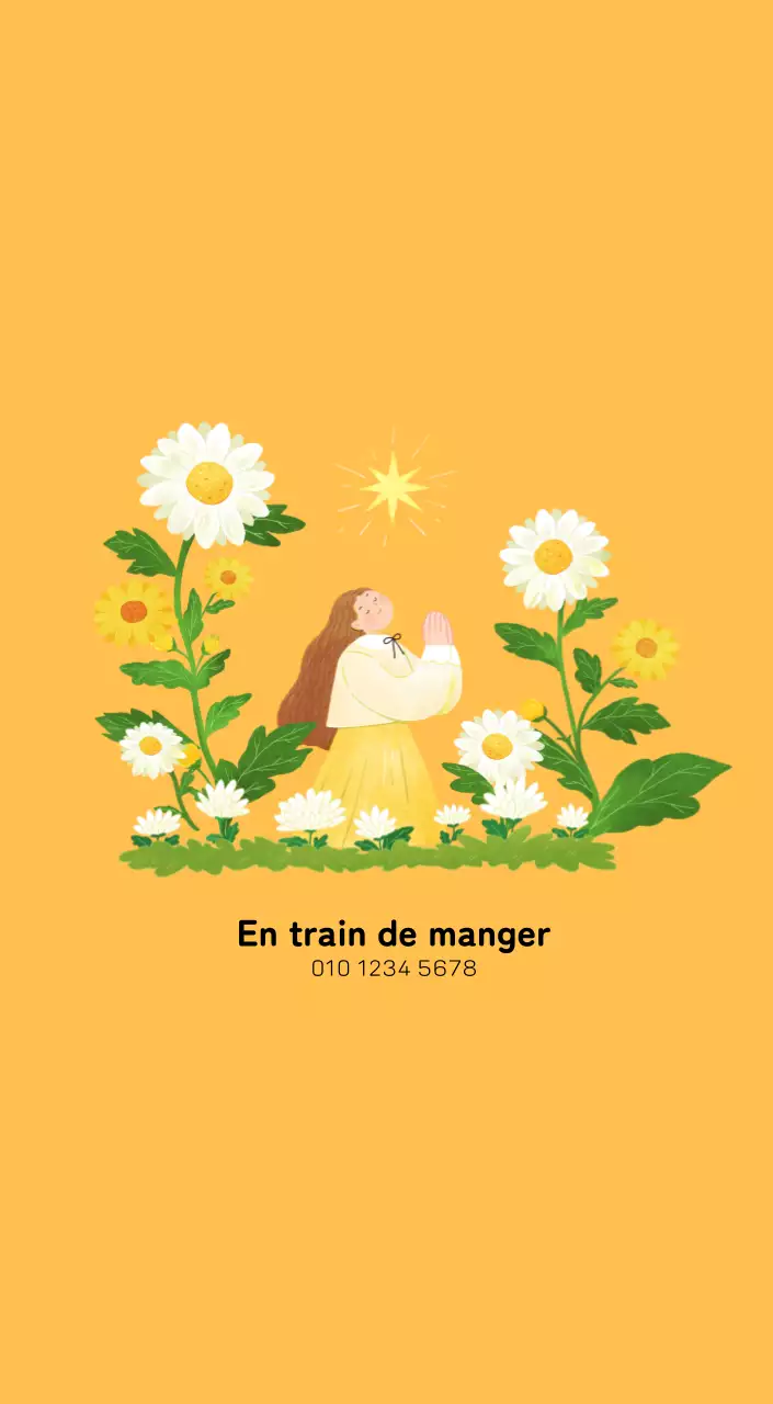 Calendrier du Nouvel An avec illustrations chaleureuses