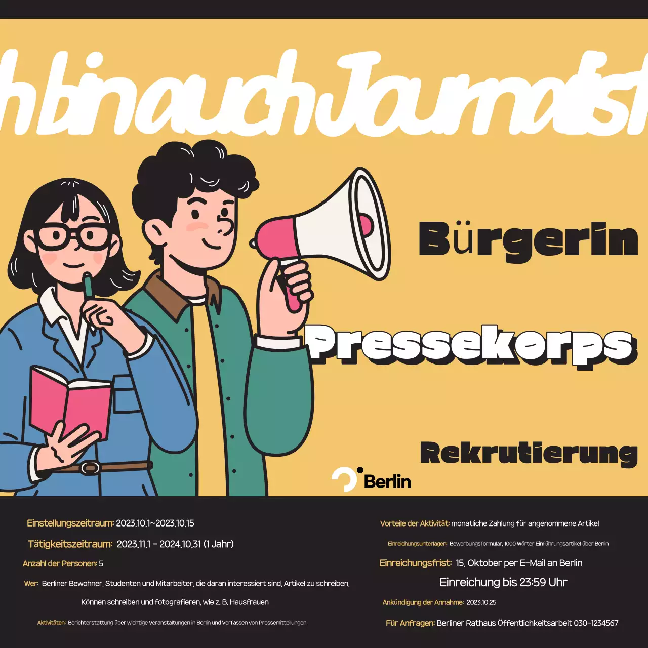 Yellow Pop Rekrutierung