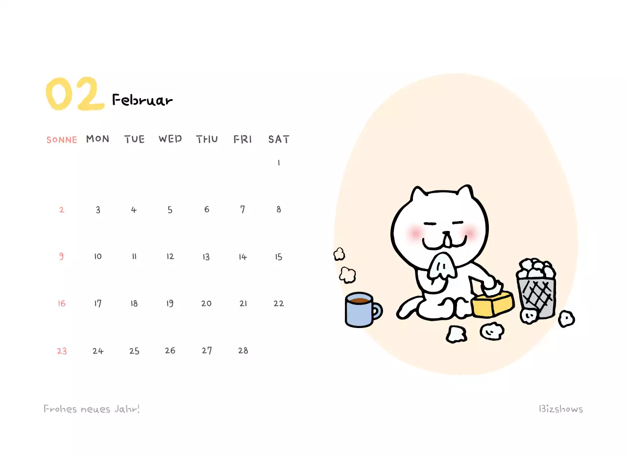 Über den beigen Adventskalender