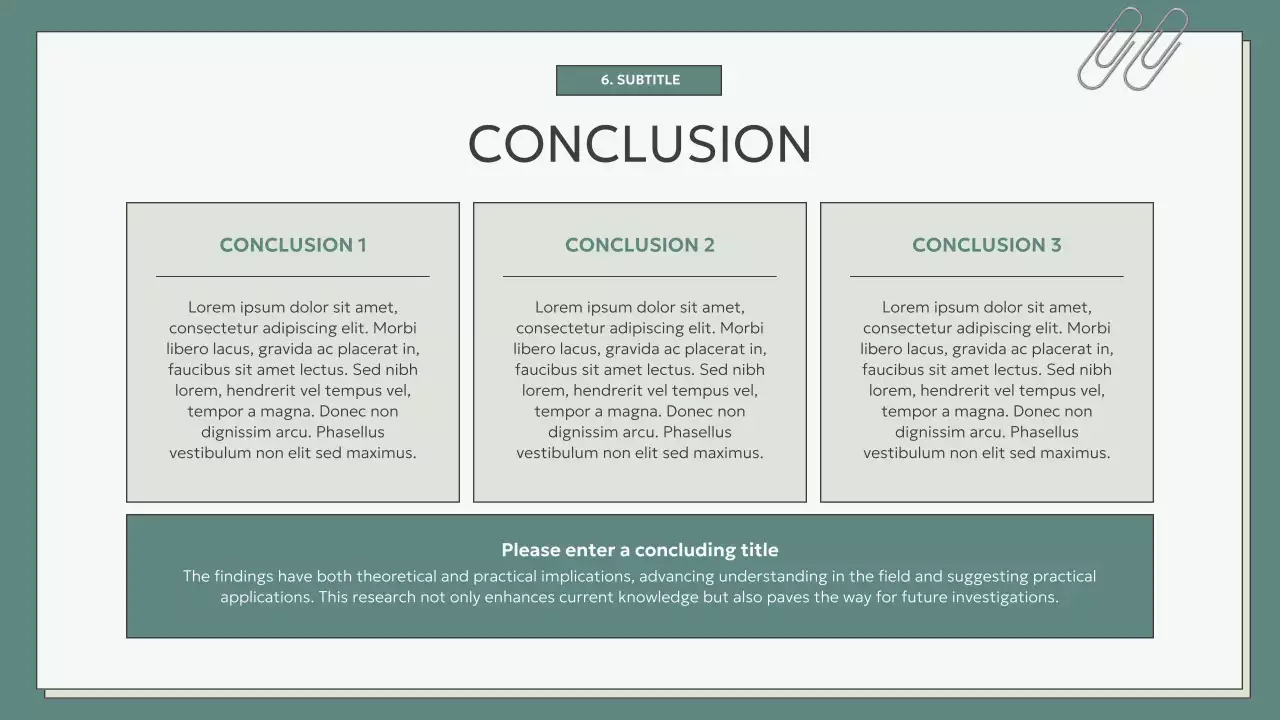 Mint Modern Thesis Presentation