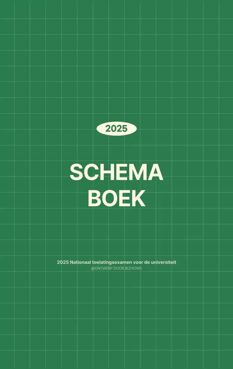 SAT D-Day notitieblok concept wandkalender in groen en lichtgeel