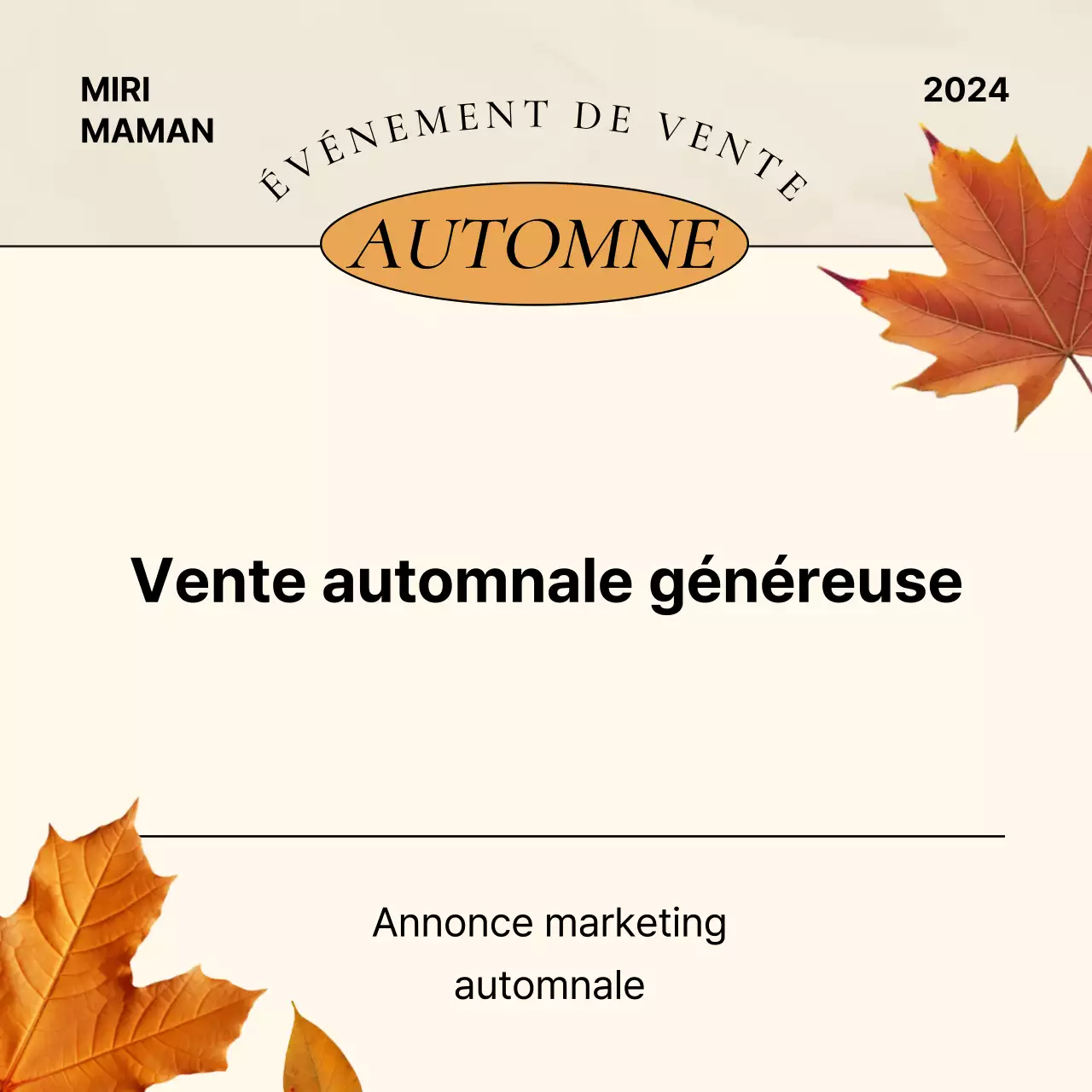 Beige Modern Sale Ad