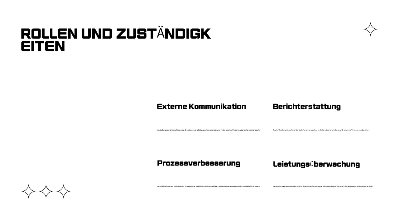 Schwarz-Weiß-Präsentationen zum Onboarding von Mitarbeitern