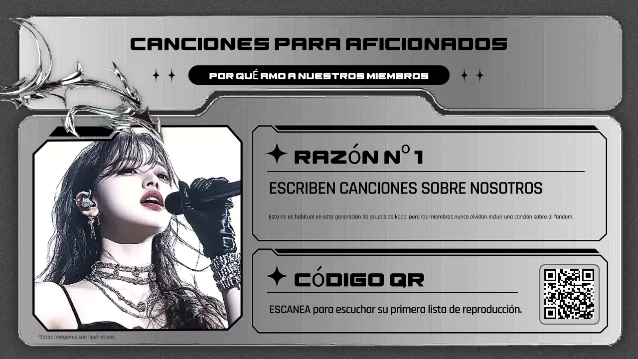 guía del fandom cyber idol gris