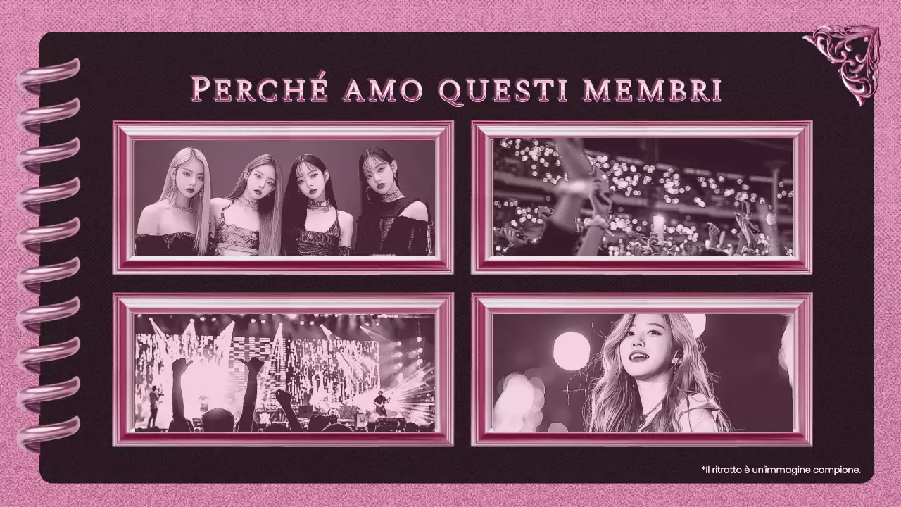 promozione K-pop rosa di tendenza