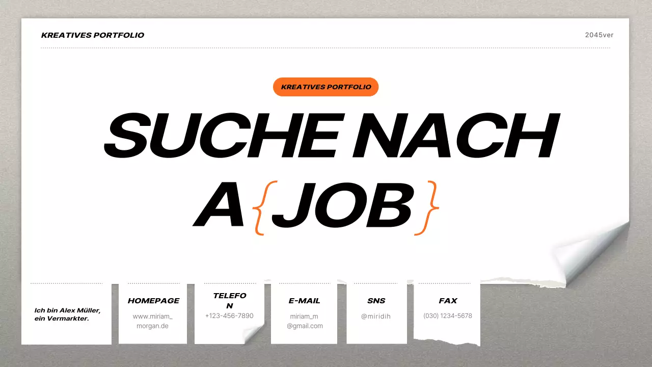 black bold job lebenslauf