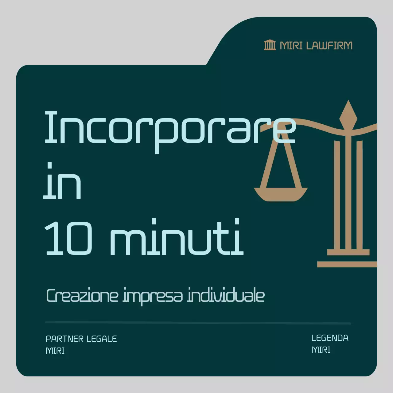 Annuncio astratto di incorporazione pulita