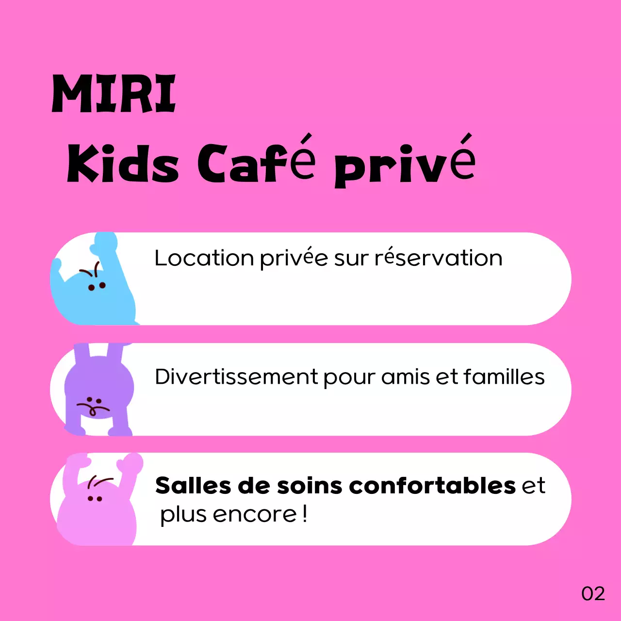 Promouvoir votre café des enfants mauves