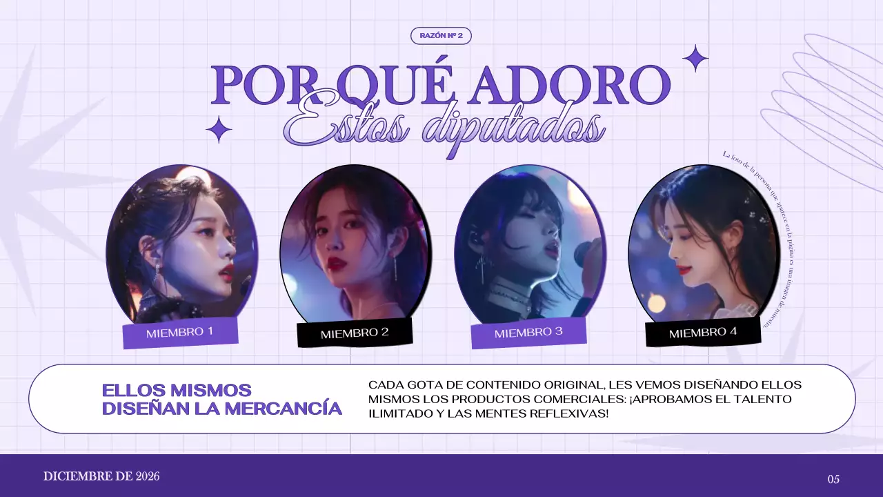 púrpura elegante promoción anuncio