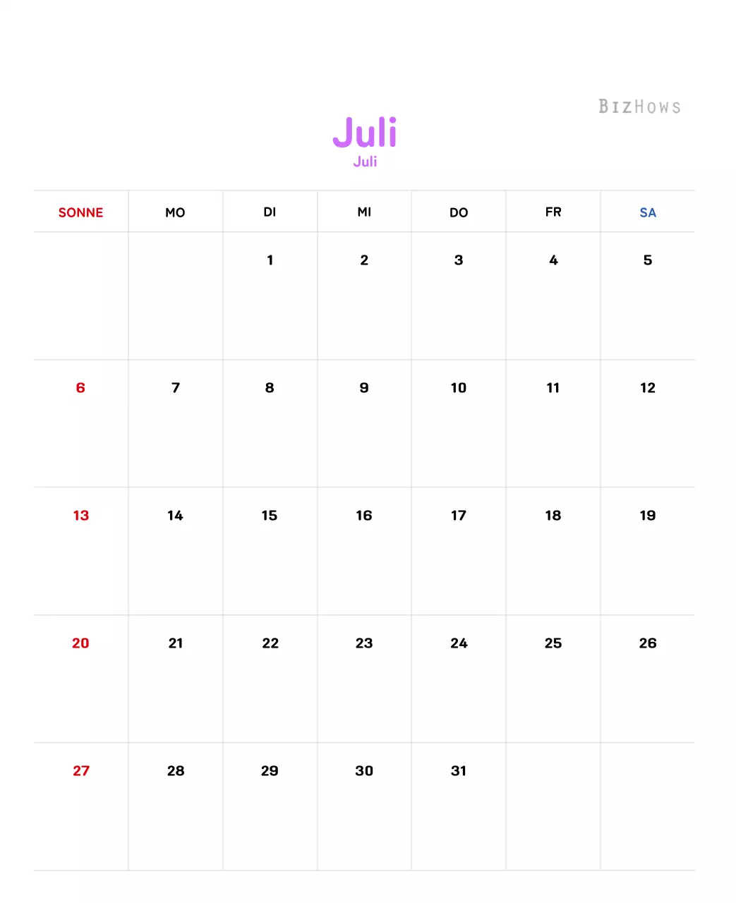 Neujahrskalender mit warmen Illustrationen