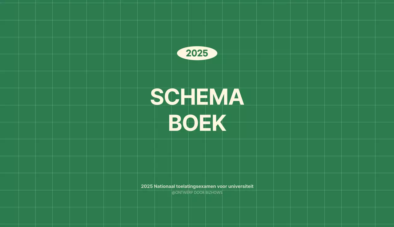 SAT D-Day notitieblok concept wandkalender in groen en lichtgeel