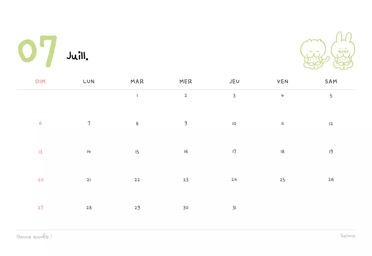 Calendrier journalier en ivoire