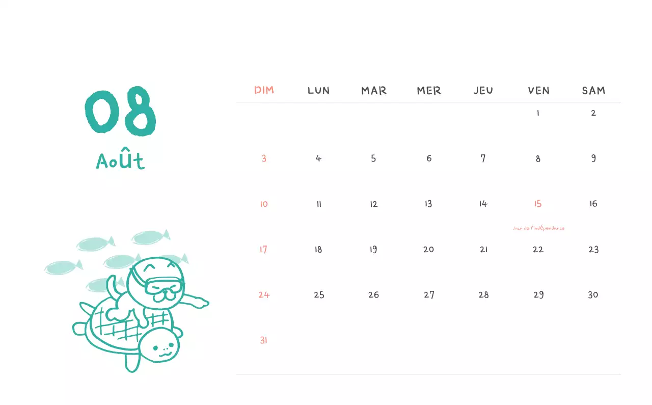 Calendrier journalier en ivoire