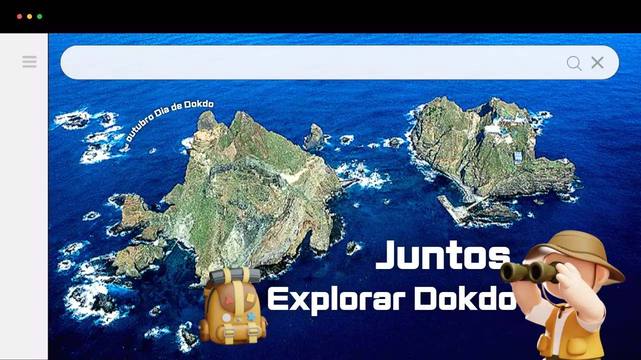 Promover a exploração simples de Dokdo a azul