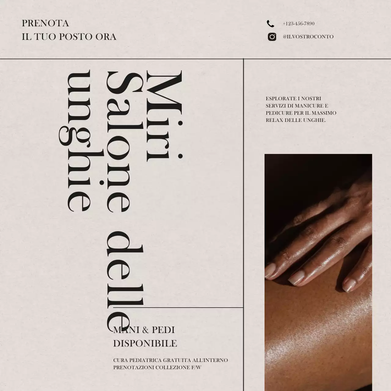 promozione unghie elegante beige