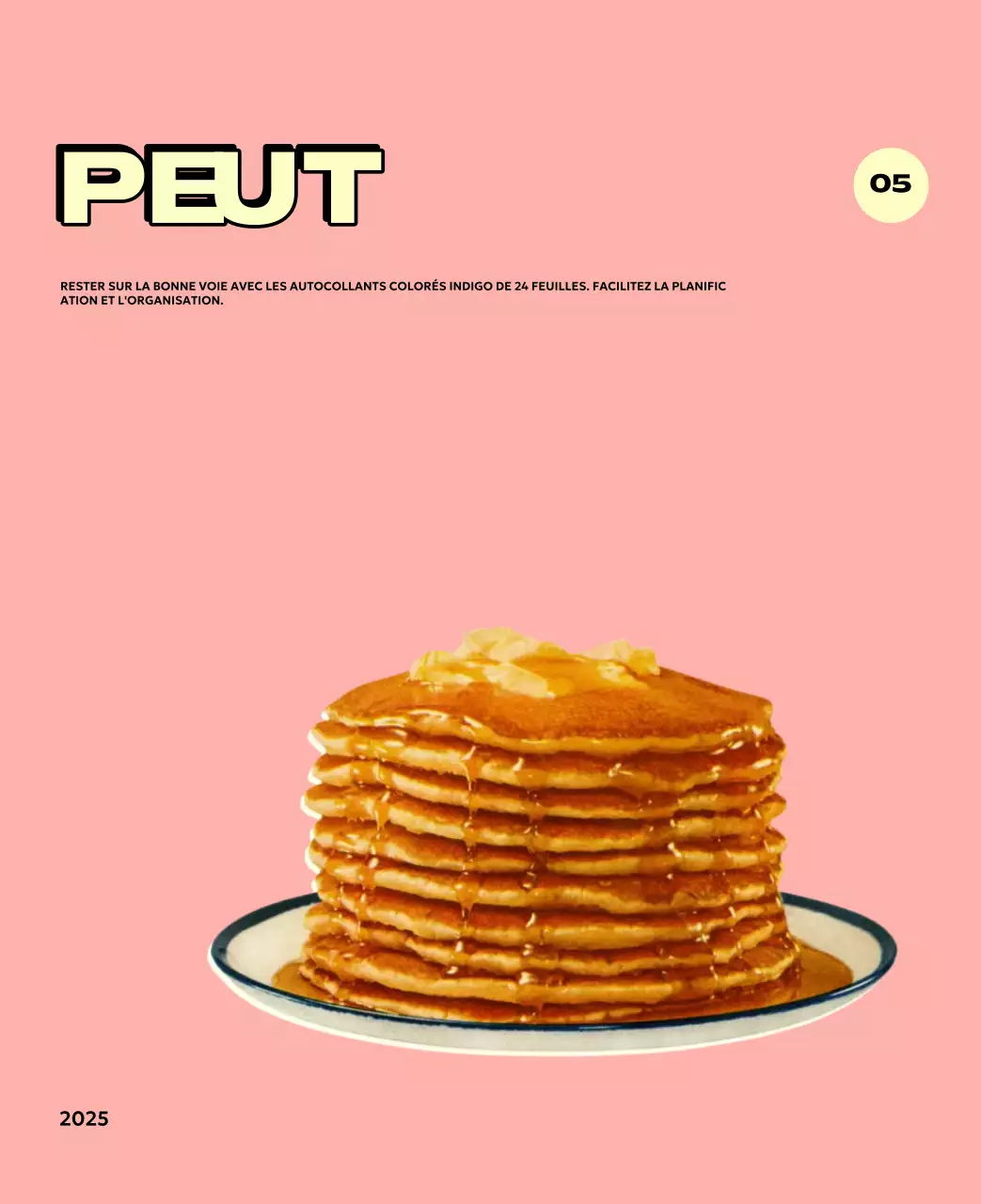 Calendriers colorés avec une variété d'illustrations rétro