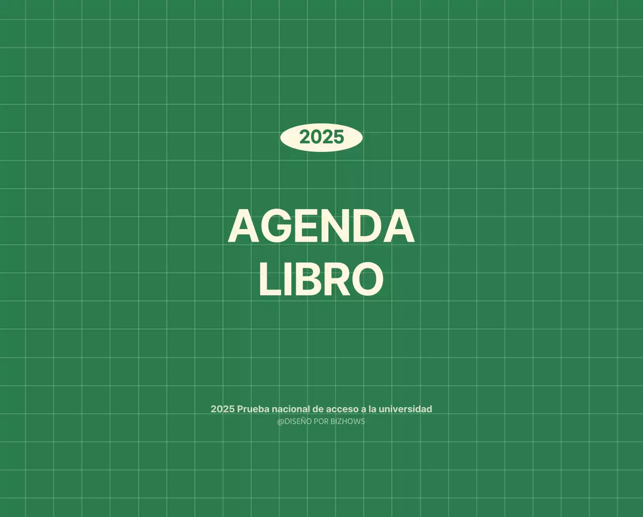 SAT Calendario de pared con concepto de bloc de notas del Día D en verde y amarillo claro