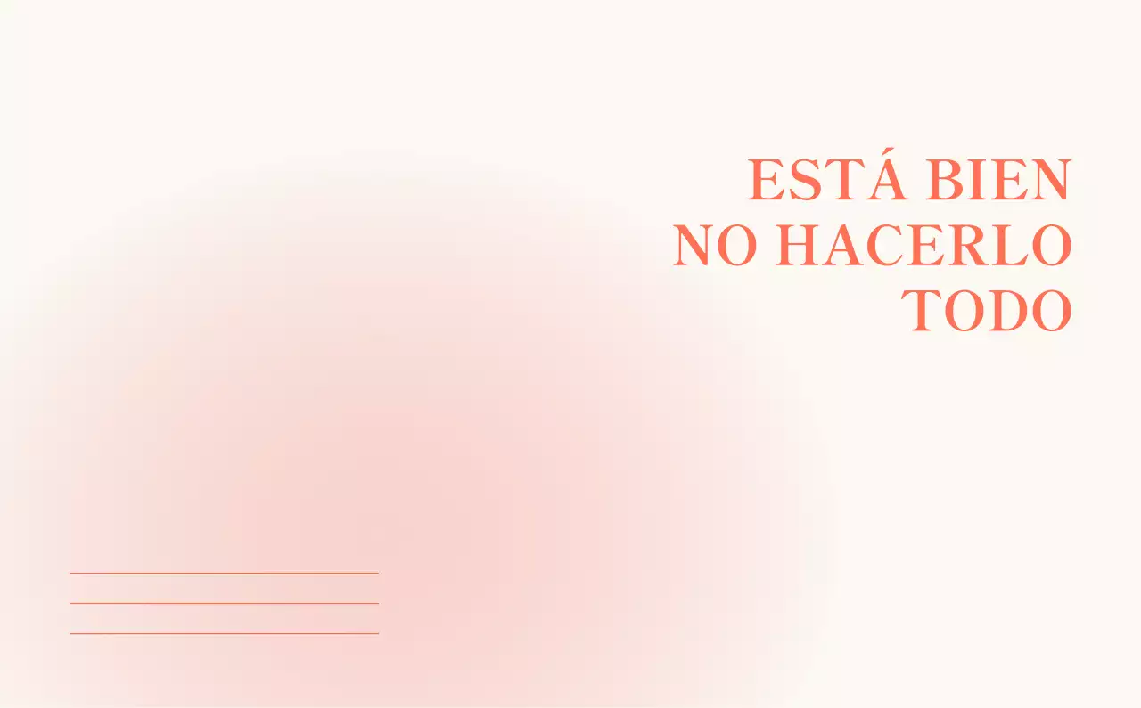 Calendario minimalista degradado