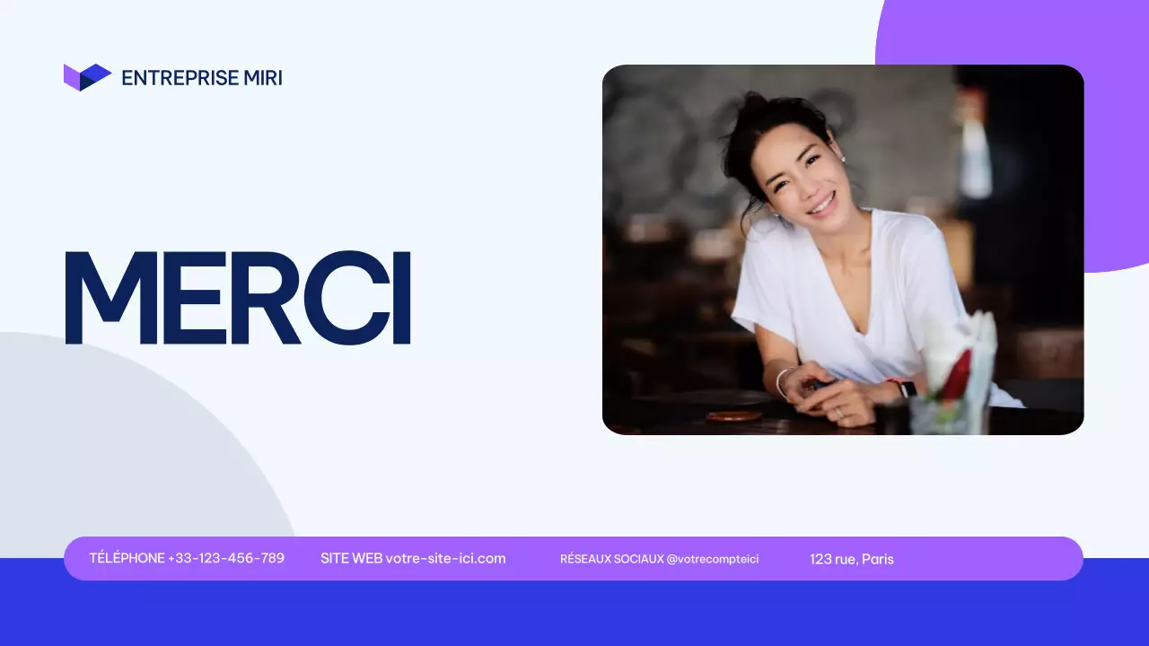 Présentation du plan de marketing de Blue Modern