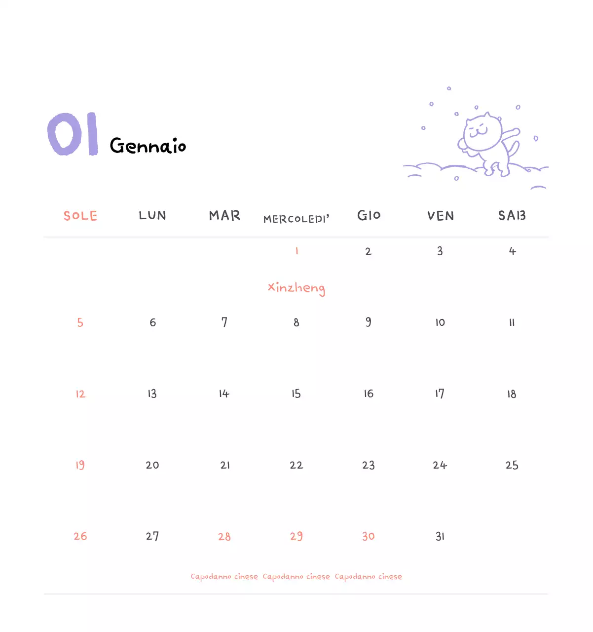 Calendario giornaliero in avorio