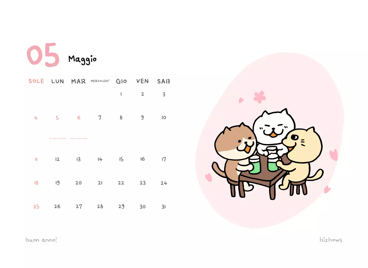 Il calendario dell'avvento beige