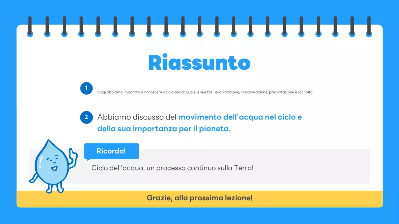 guida scientifica semplice blu