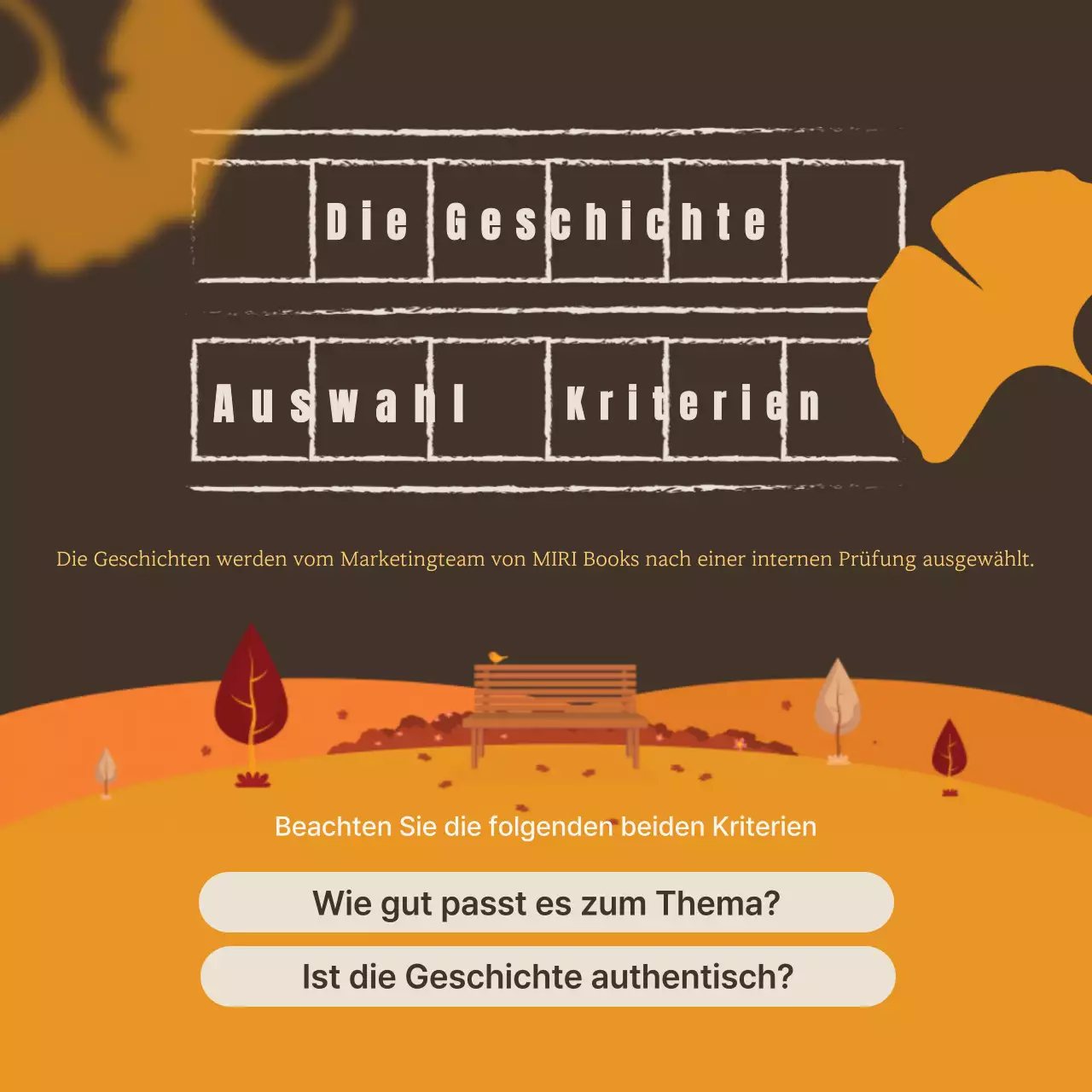 Brauner Vintage-Veranstaltungsführer