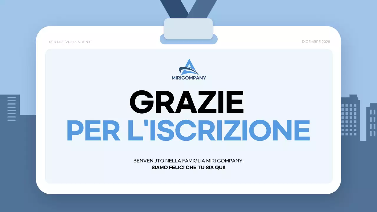 guida all'onboarding blu moderno