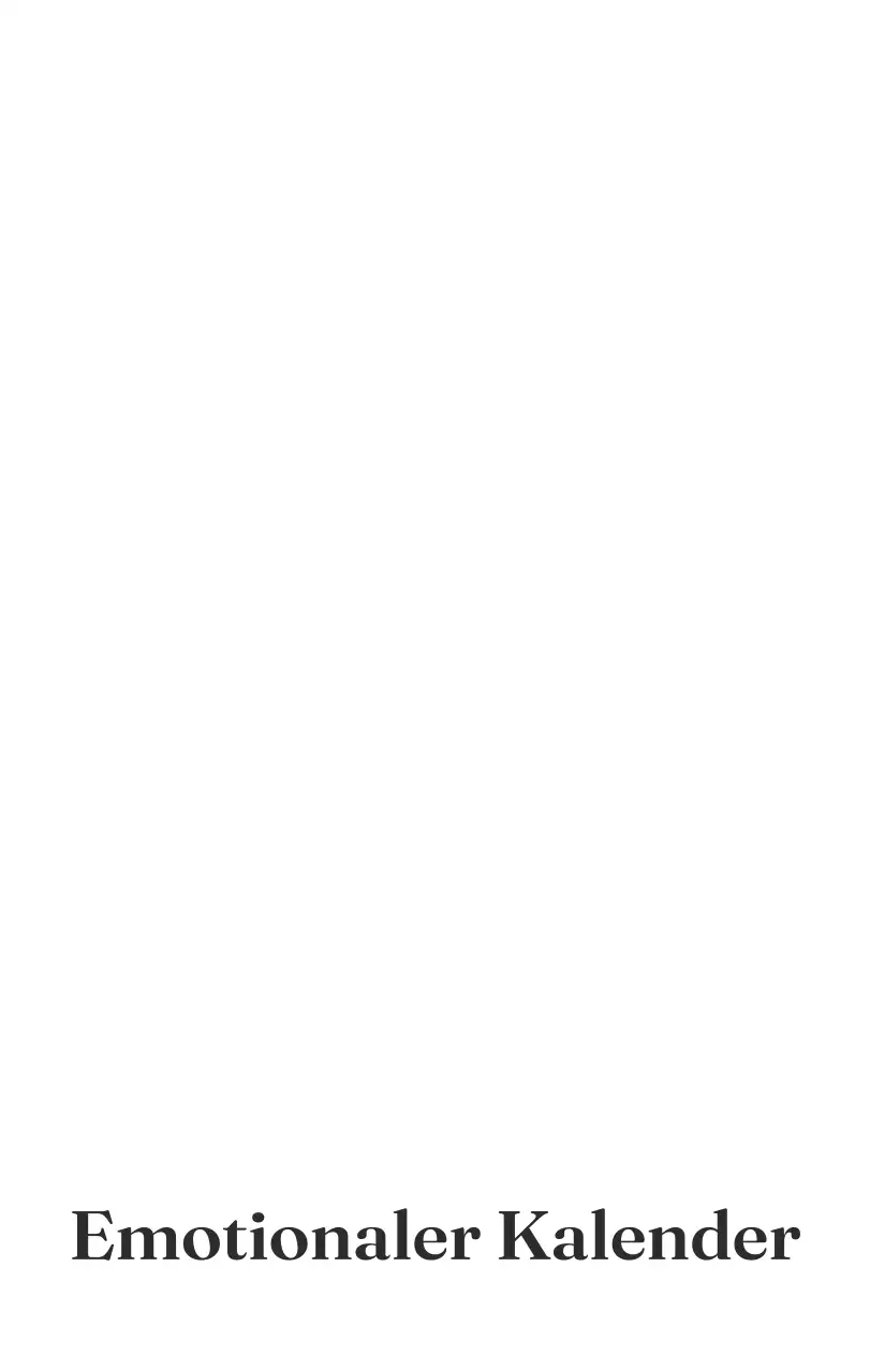 Minimalistischer Kalender mit Farbverlauf