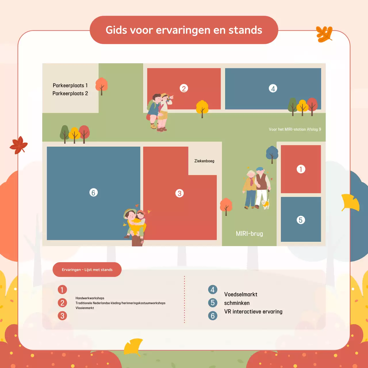 Promoot de roze en oranje festiviteiten