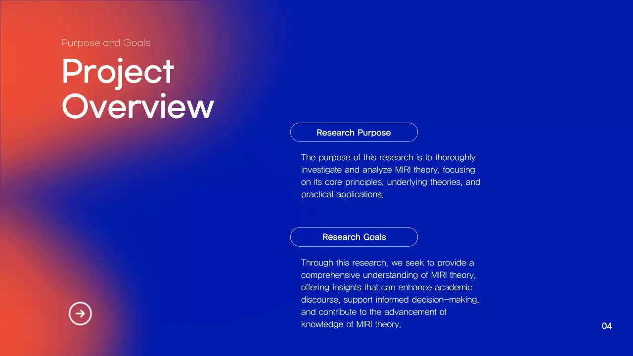 Blue Modern Project Presentation