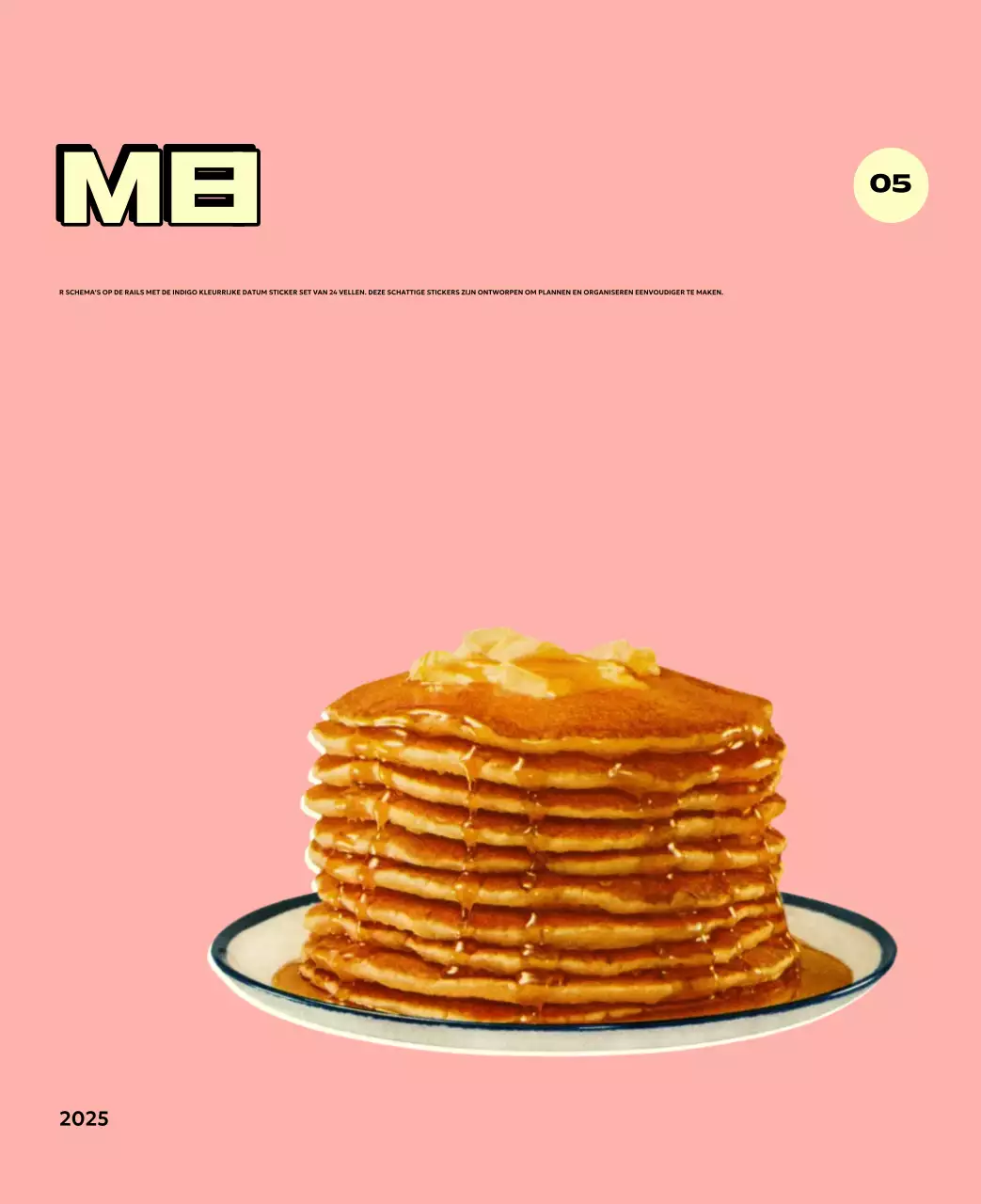 Kleurrijke kalenders met verschillende retro-illustraties