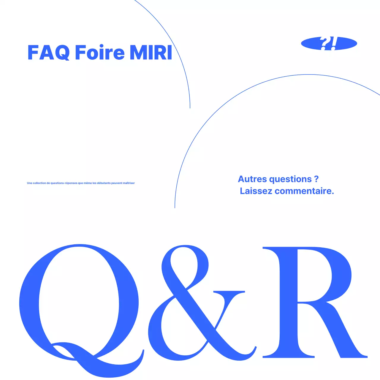 Guide de diffusion de l'information Blue Modern