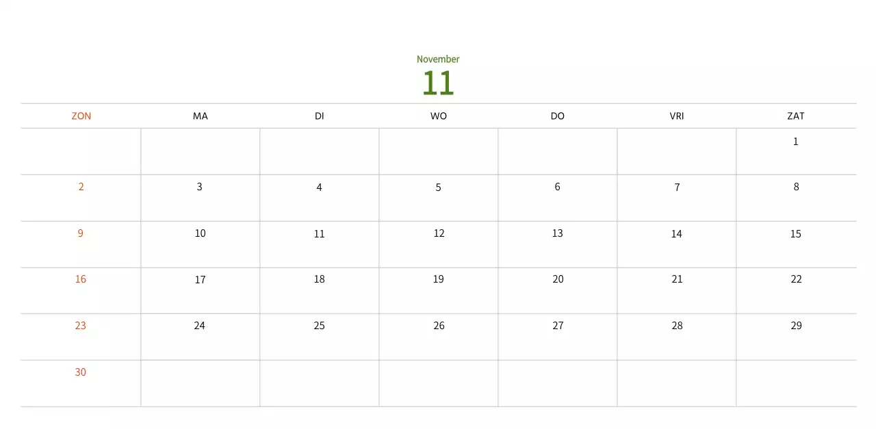 Stempelillustraties met een warm concept