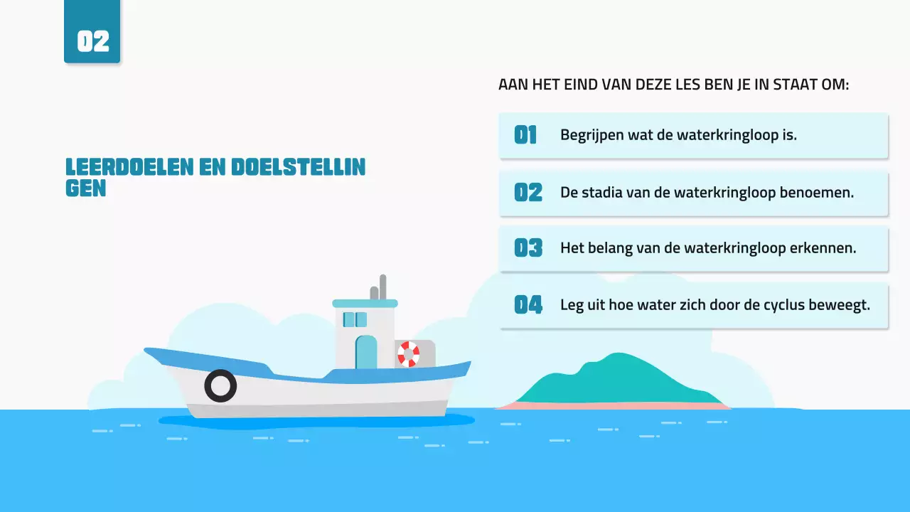 Blauwe Minimalistische Wetenschapslezing