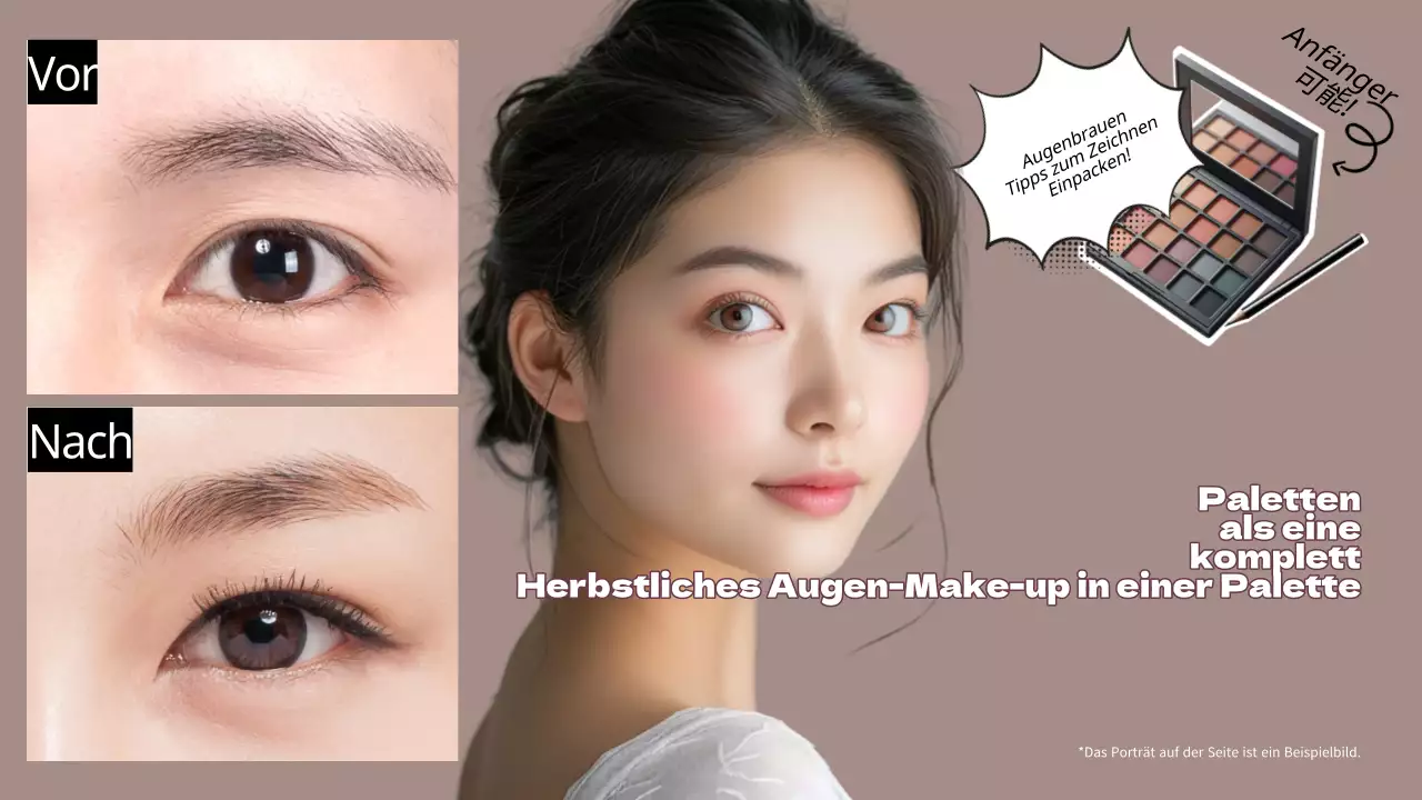Beige Modern Makeup Anzeige