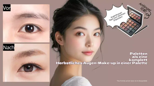 Beige Modern Makeup Anzeige