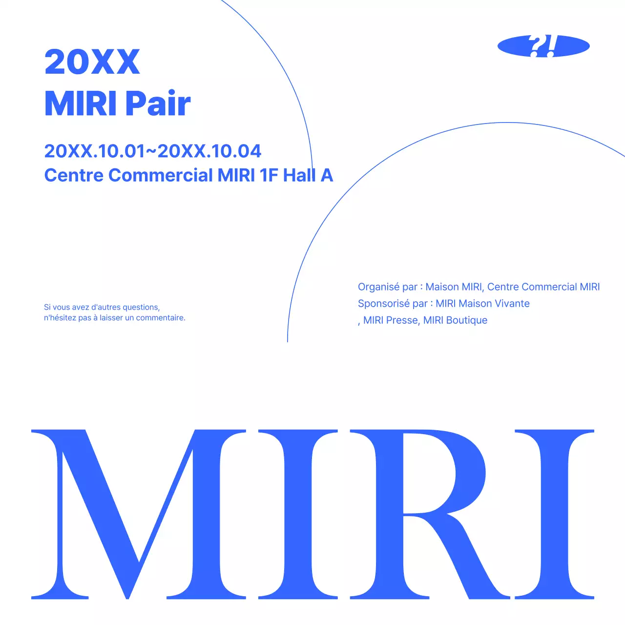 Guide de diffusion de l'information Blue Modern