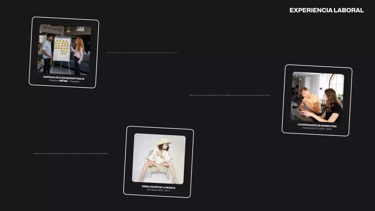 currículum vitae moderno negro