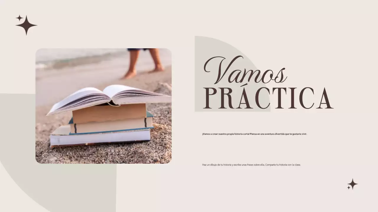 Presentación del Curso de Literatura Minimalista Marrón Beige