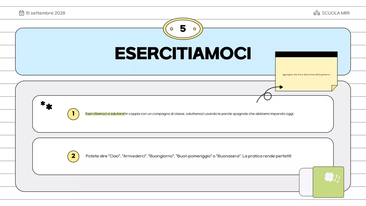 corso di formazione minima blu