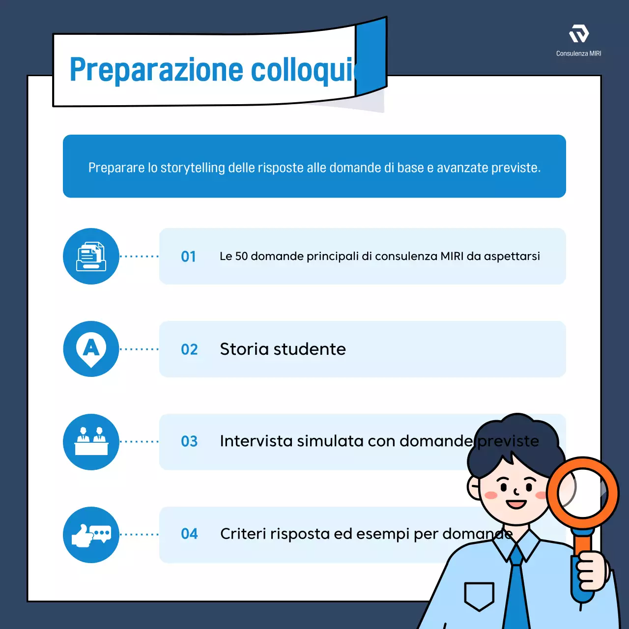 Promuovere recensioni di lavoro moderne in blu e arancione