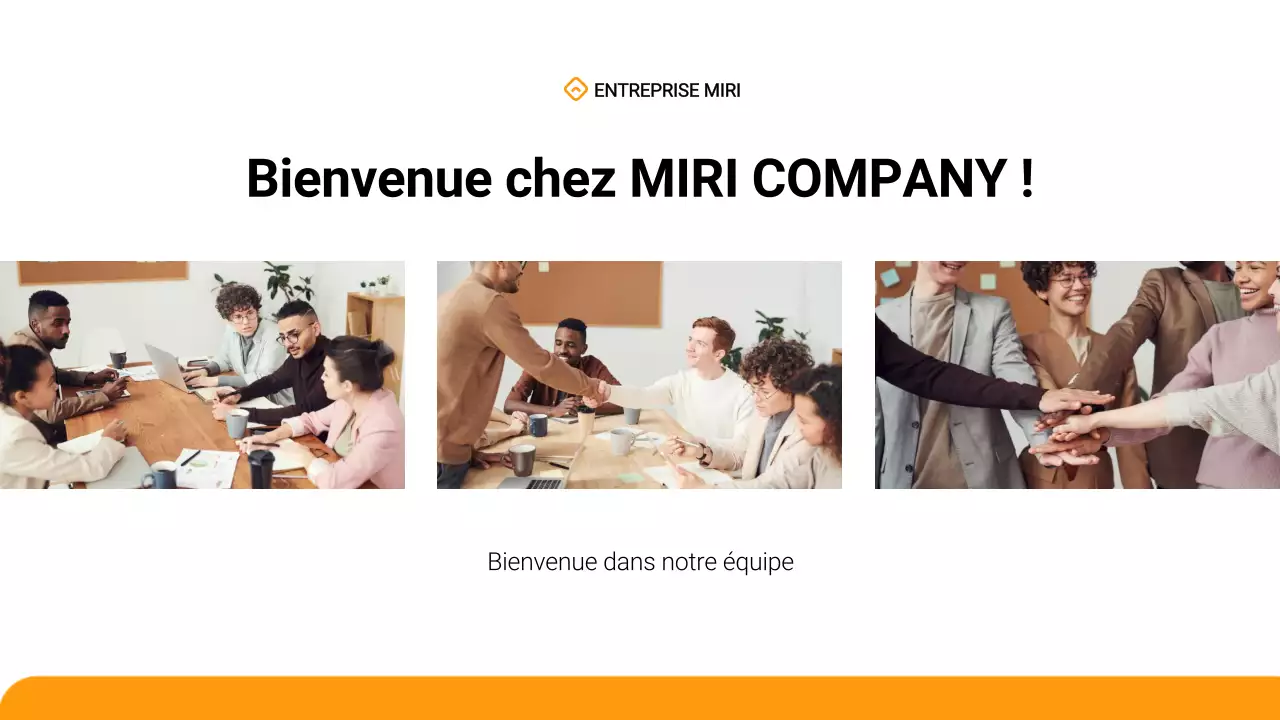 simple modern blue employee onboarding