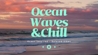 Mint Minimal Ocean Playlist YouTube Thumbnail