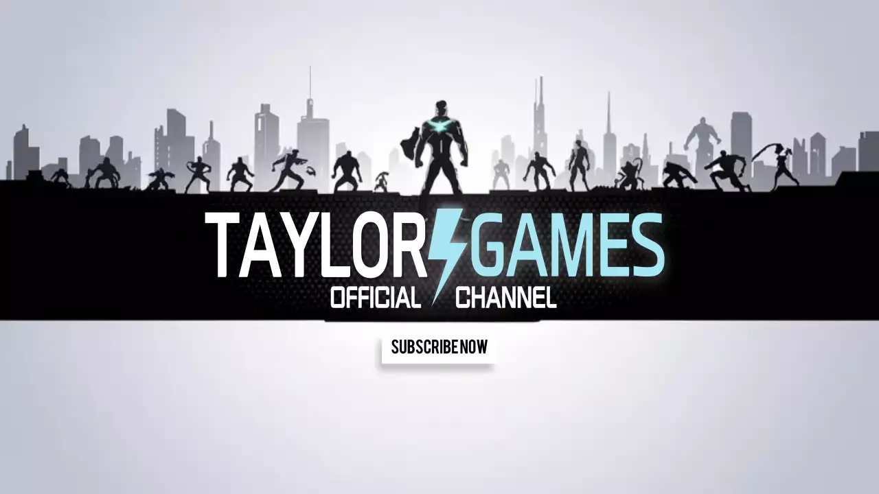 Black Modern Gaming Promotion YouTube Thumbnail