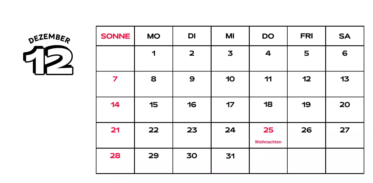 Bunte Kalender mit einer Vielzahl von Retro-Illustrationen