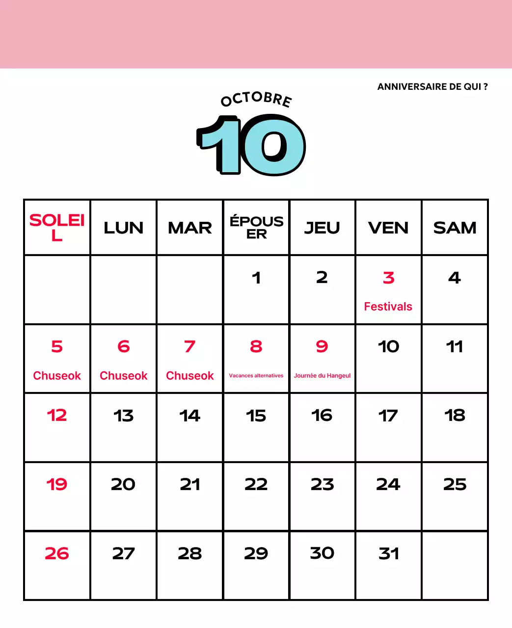 Calendriers colorés avec une variété d'illustrations rétro