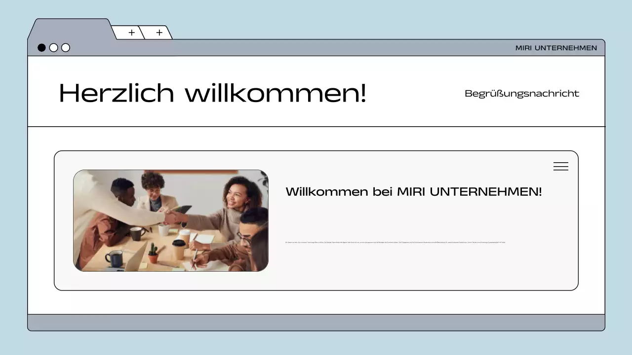 blue modern Mitarbeiterleitfaden