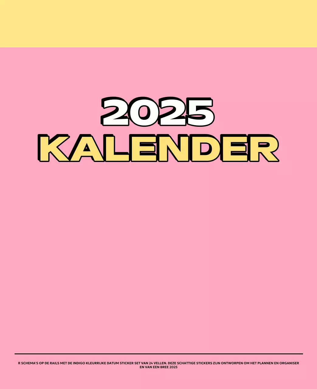 Kleurrijke kalenders met verschillende retro-illustraties