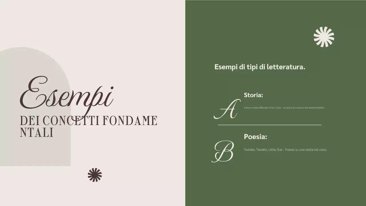 Beige Brown Presentazione del corso di letteratura minimalista